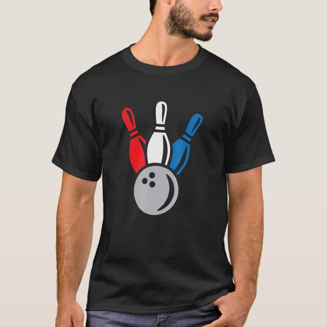 T-shirt Proud Bowler Bowling Coach Split Happens Bowling A (Devant)