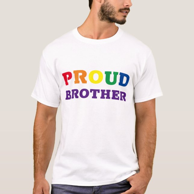 T - Shirt "Proud Brother" (Vorderseite)
