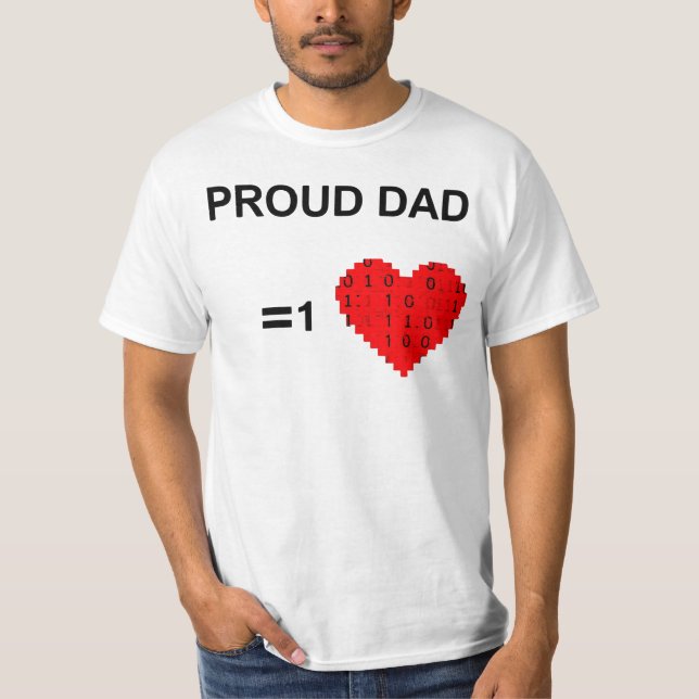 T-shirt Proud Dad of a Brilliant Software Engineer (Devant)