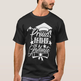 T-shirt Proud Father of a 2021 College HS Graduation Famil
