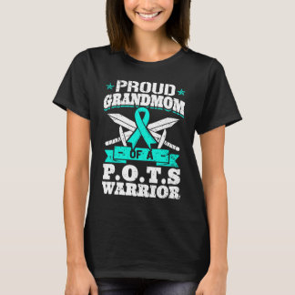 T-shirt Proud Grandmom Of A POTS Warrior Orthostatic Aware