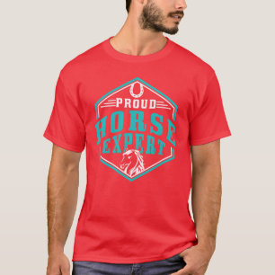 T-shirt Proud Horse Epert Rider Equestrian Lover Rider fa