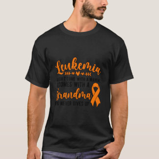 T-shirt Proud Leukemia Grandma Of A Leukemia Warrior Grand