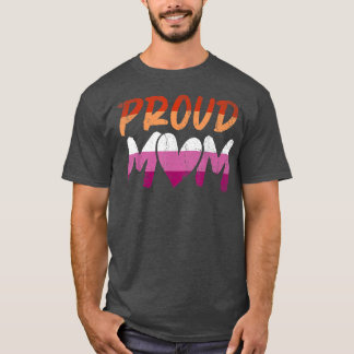T-shirt Proud Mom Lesbian LGBTQ Pride Month Queer Equality