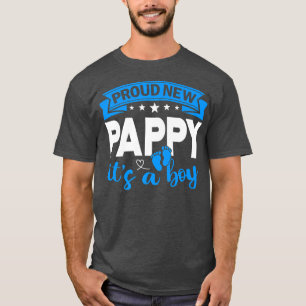 T-shirt Proud New Pappy It's A Boy Gender Reveal Men Women