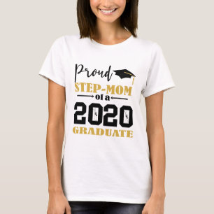 T-shirt Proud Step Maman d'un diplômé de 2020