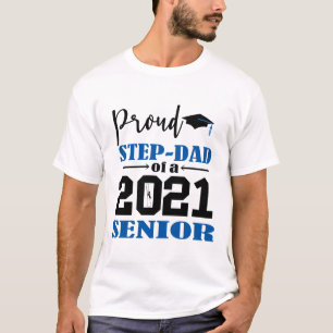 T-shirt Proud Step Papa d'un Senior 2021