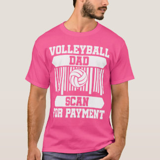T-shirt Proud Volleyball Dad Fathers Day girl boy funny