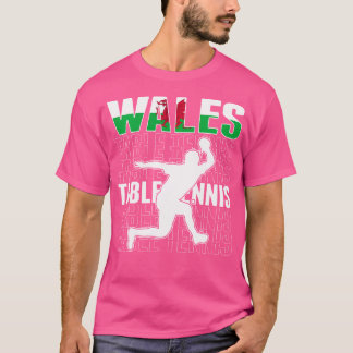 T-shirt Proud Wales Table Amateurs de tennis Jersey Pride 