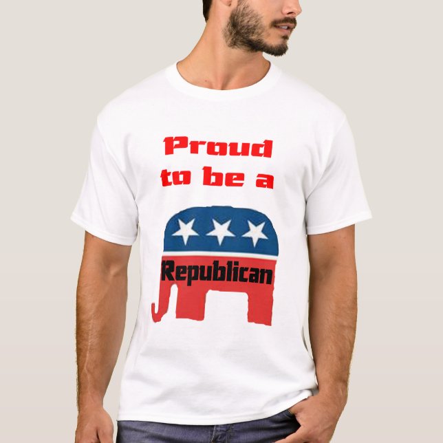 T-shirt proudrepublican (Devant)