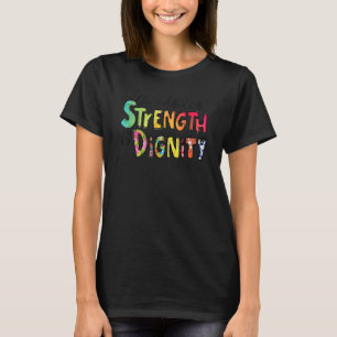 T-shirt Proverbes 3125 Elle Est Vêtue De Force Et Creuse