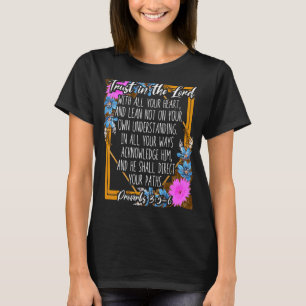 T-shirt Proverbes 35 6 Bible Verse Religious Christian Men