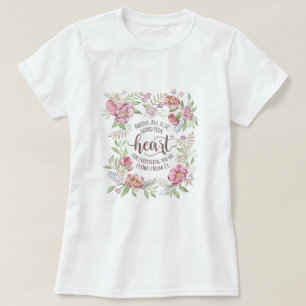 T-shirt Proverbes 4:23 - Garde ton coeur