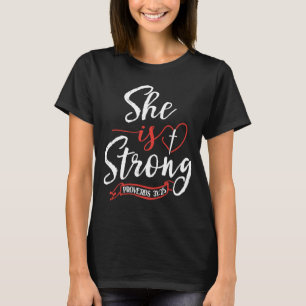 T-shirt Proverbes Elle est Proverbes Forts 3125