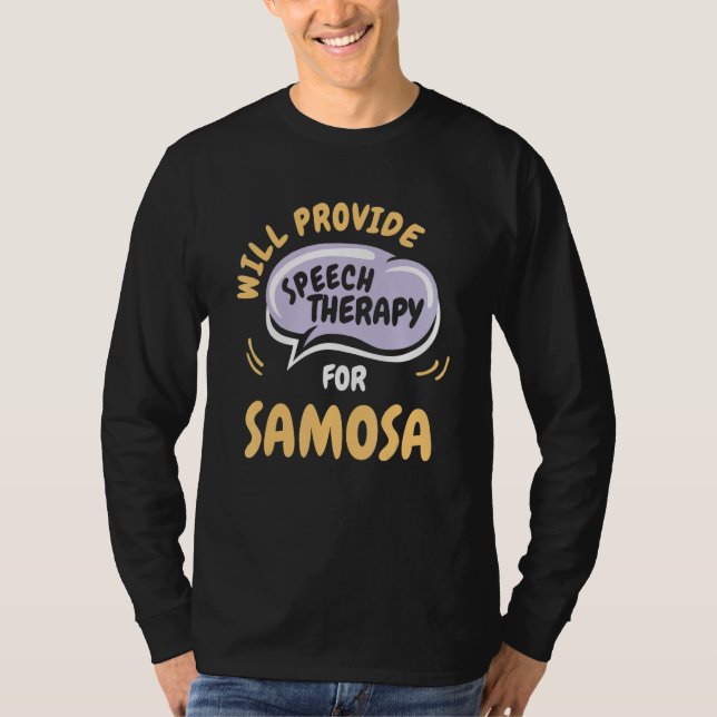 T-shirt Provide Speech Therapy for Samosa  Speech Patholog (Devant)