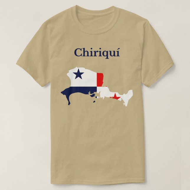 T-shirt Province de Chiriqui Panama (Design devant)