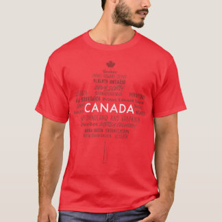 T-shirt provinces canadiennes