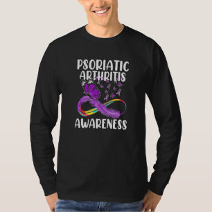 T-shirt Psa Arthrite Psoriatique Saine Sensibilisation des