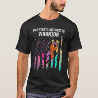T-shirt PSA Psoriatic Arthrite Enquêter Guerrier Lauréat