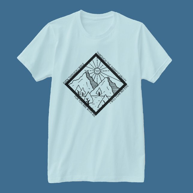 T-shirt Psaume 23 4 Ne crains aucun mal Bible chrétienne V (Créateur téléchargé)