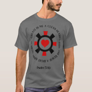 T-shirt Psaume 5110 Créer En Moi Un Coeur Propre