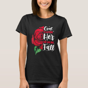 T-shirt Psaume Chrétienne 465 Dieu est en elle Elle ne veu