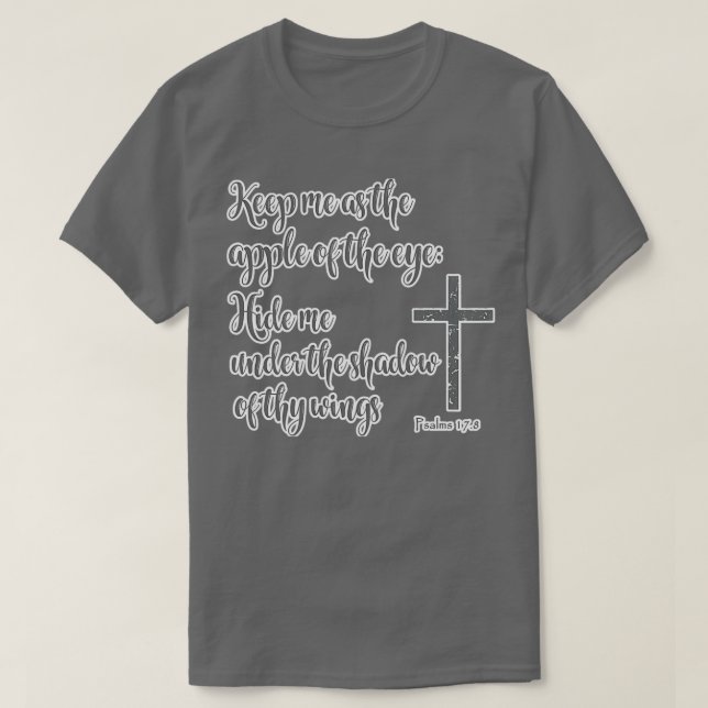 T-shirt Psaumes 178 Kjv Bible Verse 1 (Design devant)