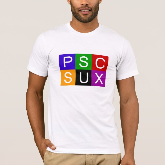 T-shirt PSC SUX (Devant)