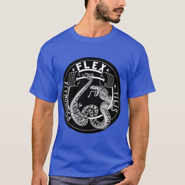 T-shirt Pseudonaja FLEXtilis sticker Premium family (Devant)