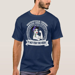T-shirt Pseudotumor Cerebri Pas Pour La Faible Greeb Bleu 