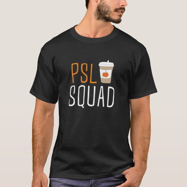 T-shirt PSL Squad Citrouille Spice Latte Lover Automne Ha (Devant)