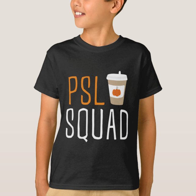 T-shirt PSL Squad Citrouille Spice Latte Lover Automne Ha (Devant)