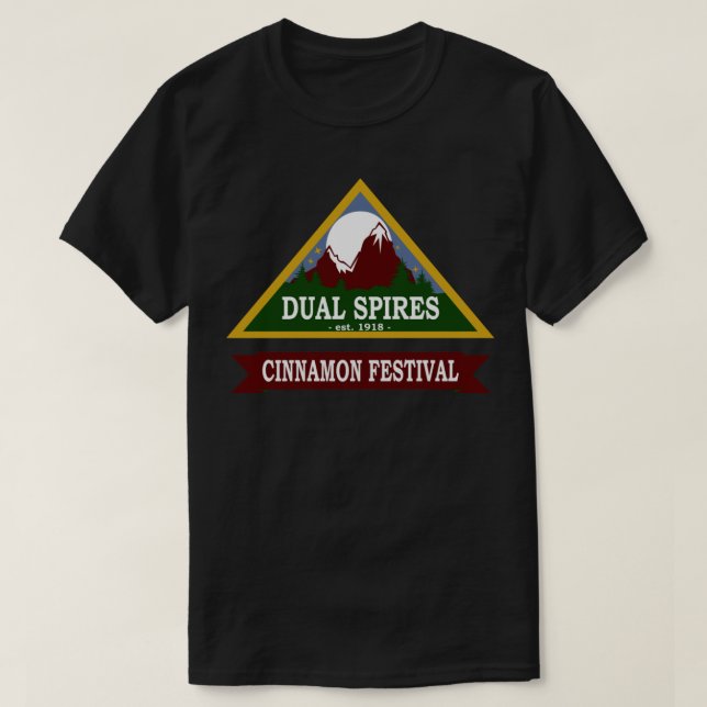 T-shirt Psych - Double Spires Cinnamon Festival Essential  (Design devant)