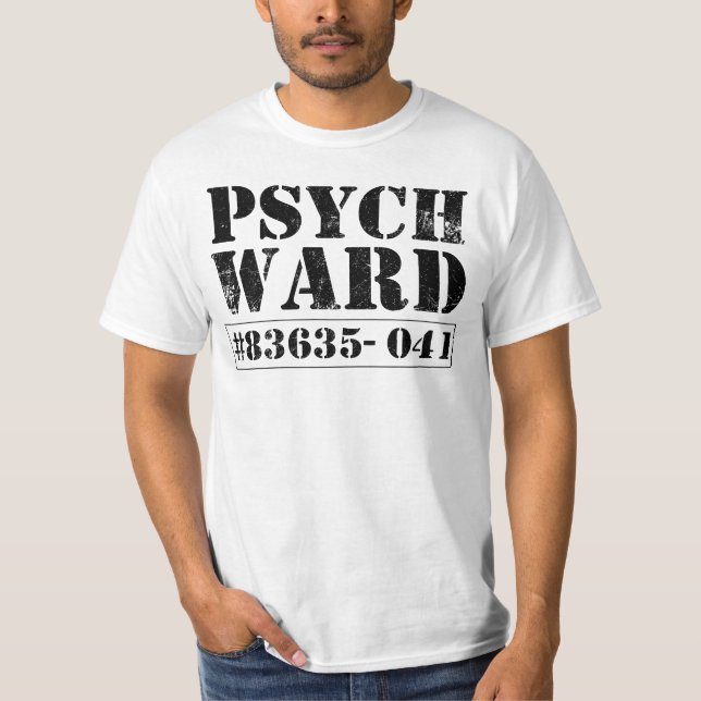 T-shirt Psych Ward - Condamnation Échappée Costume de robe (Devant)