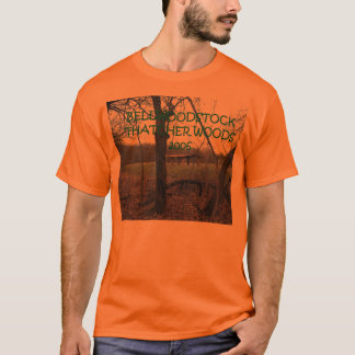T-shirt Psychadelic T orange