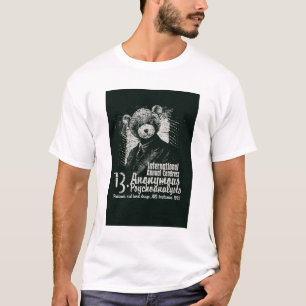 T-shirt Psychanalystes Anonymes blancs Teddy Bear Graphism