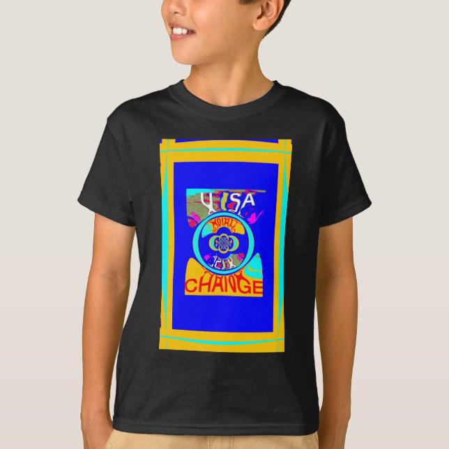 T-shirt Psychedelic Groove : Pop Art Énergie Abstraite (Devant)