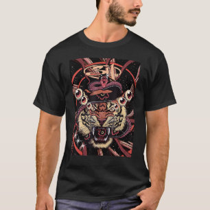 T-shirt Psychédélique Champignons Acide Voyage Surréaliste