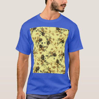 T-shirt Psychédélique look floral ou Motif de fleurs