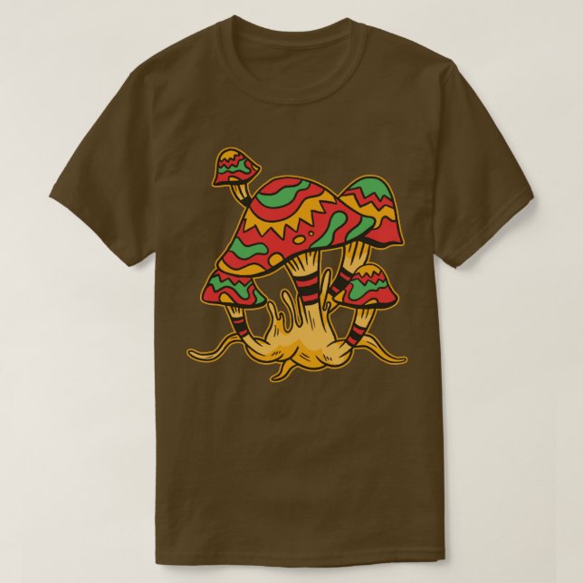T-shirt Psychédélique Psychédélique de recherche Volontair (Design devant)