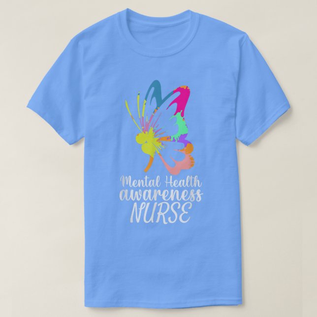 T-shirt Psychiatric Mental Health Awareness 2022 Nurse Pra (Design devant)