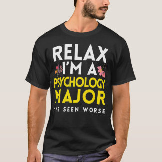 T-shirt Psychologie amusante Psychologie majeure PhD Psych