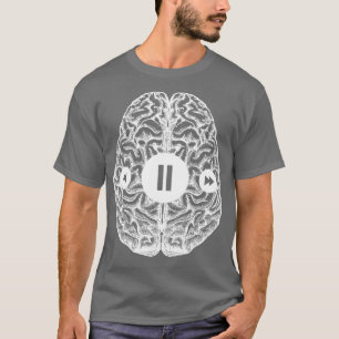 T-shirt Psychologie de l'arrêt du cerveau TDAH par Tobe Fo