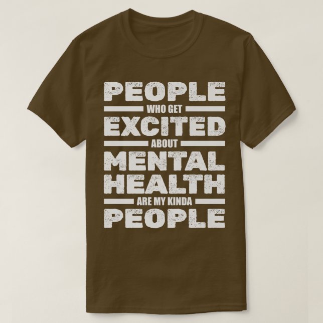 T-shirt Psychologie Psychologie Santé Mentale - École De T (Design devant)