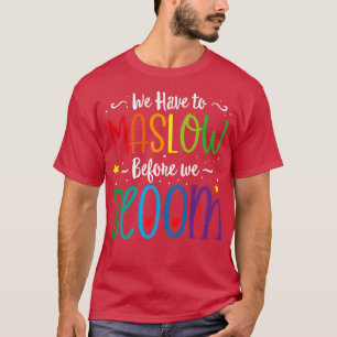 T-shirt Psychologue de l'école enseignant spécial Ed Maslo