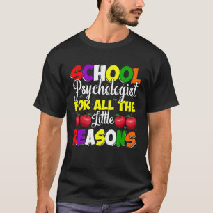 T-shirt Psychologue de l'École Psychologie de l'enseignant
