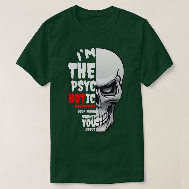 T-shirt Psychotique Woodworker Woodworking Carpentry Fun G (Design devant)