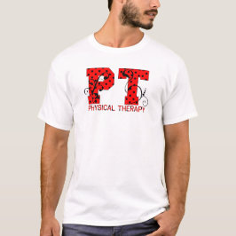 T-shirt PT en Pois rouge et blanc