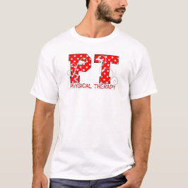 T-shirt PT en Pois rouge et blanc