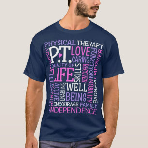 T-shirt PT Thérapie Physique Mot Art Physique Thérapiste G